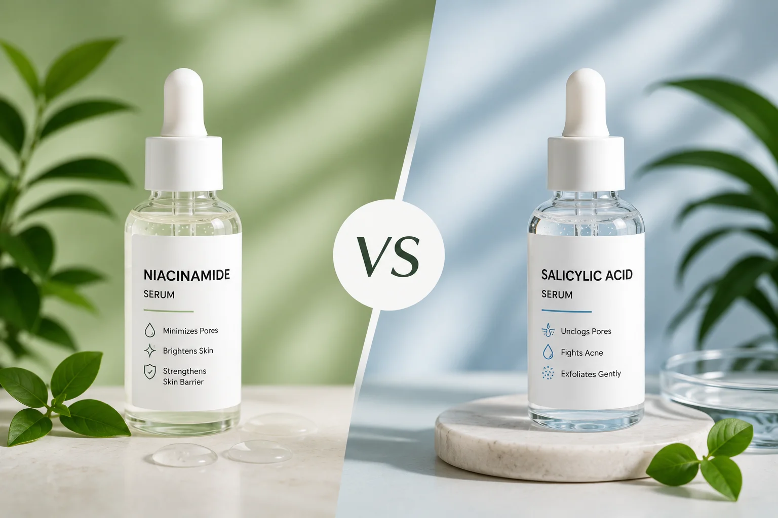 Niacinamide vs Salicylic Acid: Which Is Better for Your Skin?