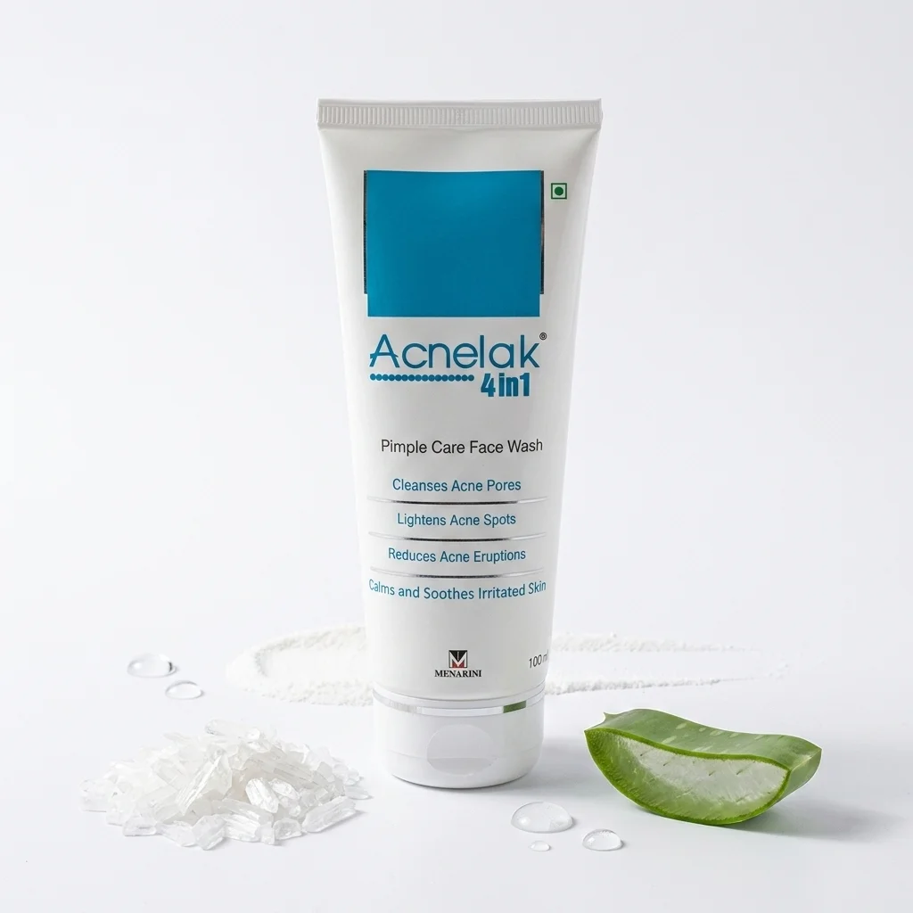 Acnelak 4 in 1 Pimple Care Face Wash 100ml - Image 1