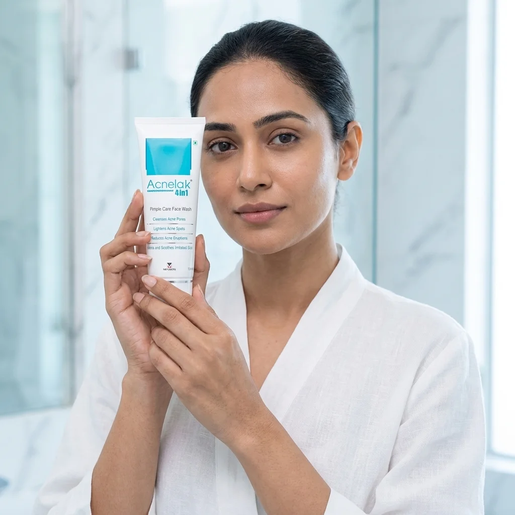 Acnelak 4 in 1 Pimple Care Face Wash 100ml - Image 2
