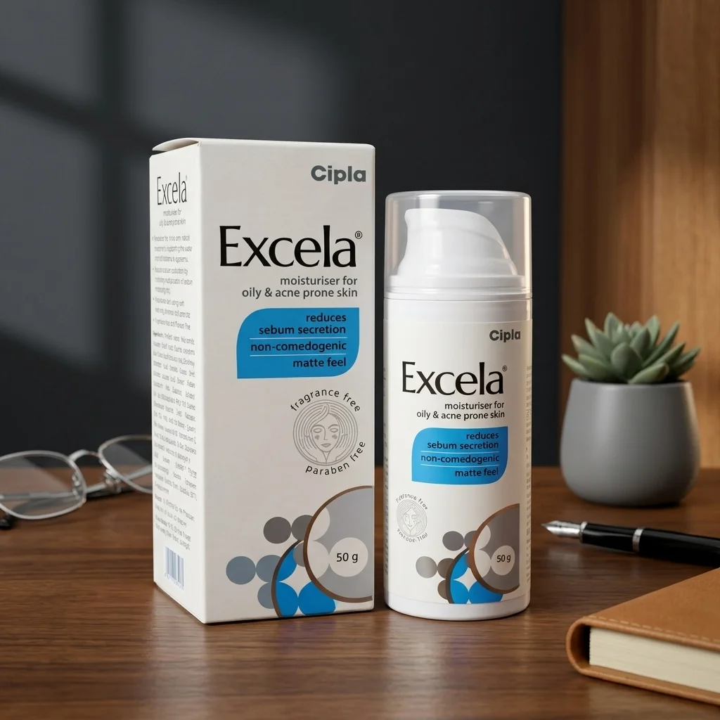 Excela Moisturiser for Oily & Acne Prone Skin ( 50gm) - Image 1