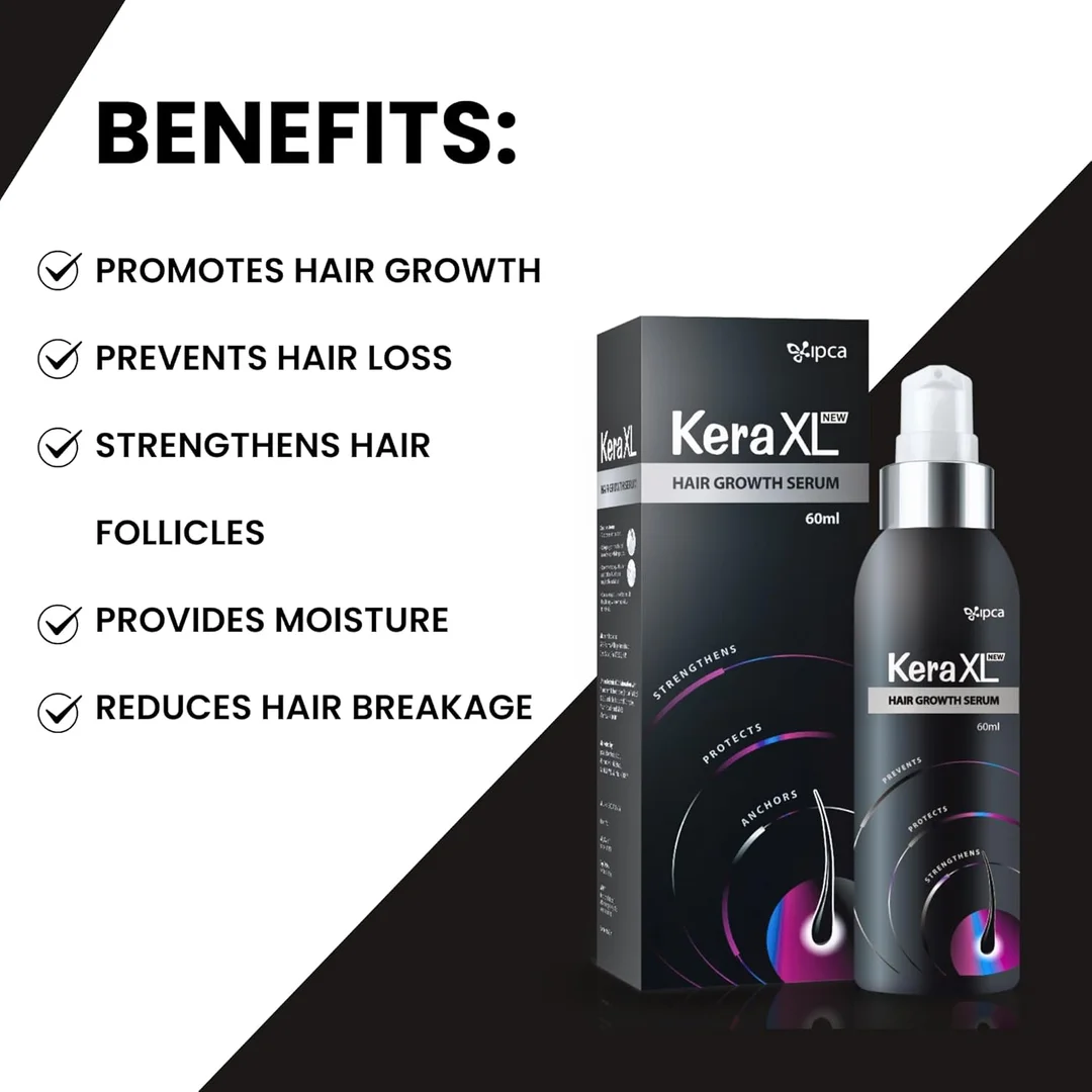 Kera XL New Hair Growth Serum 60ML - benefits